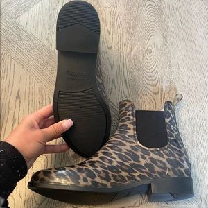 Sam Edelman Leopard Rainboots
